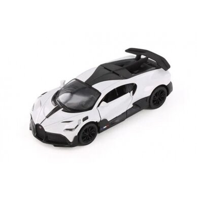 KiNSMART automobilis, Bugatti Divo, baltas KiNSMART automobilis, Bugatti Divo, baltas
