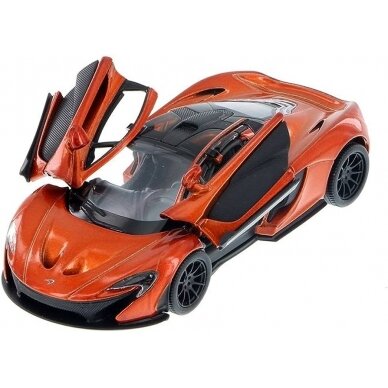 KiNSMART automobilis, McLaren P1, oranžinis 1 KiNSMART automobilis, McLaren P1, oranžinis 1