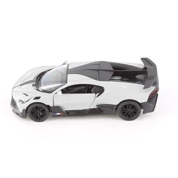 KiNSMART automobilis, Bugatti Divo, baltas 1 KiNSMART automobilis, Bugatti Divo, baltas 1