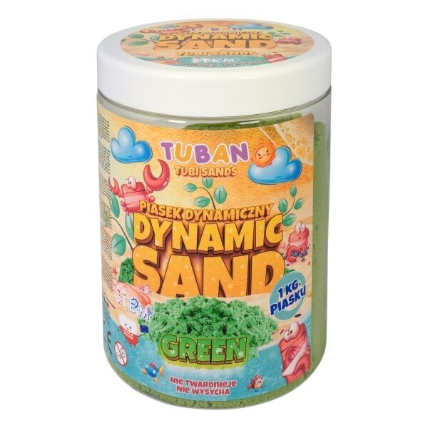 Kinetinis smėlis - Žalias- 1 kg Kinetinis smėlis - Žalias- 1 kg