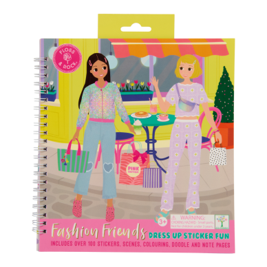 Knygelė su 100 lipdukų Dress up, mieste Knygelė su 100 lipdukų Dress up, mieste