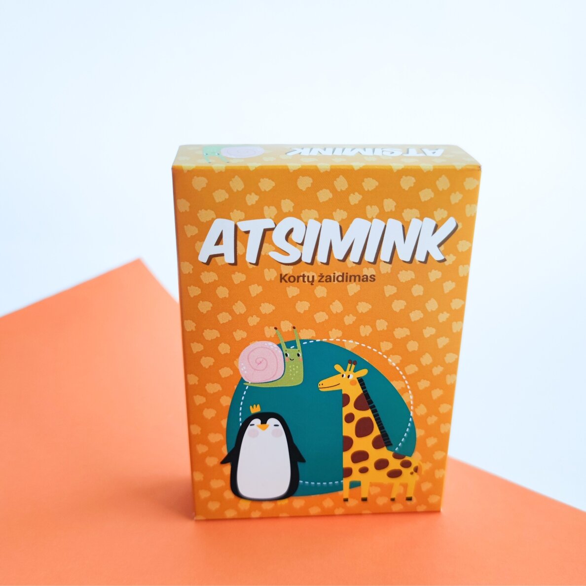 Kortų žaidimas "Atsimink" 6