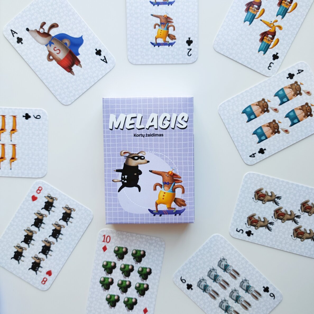 Kortų žaidimas "Melagis"