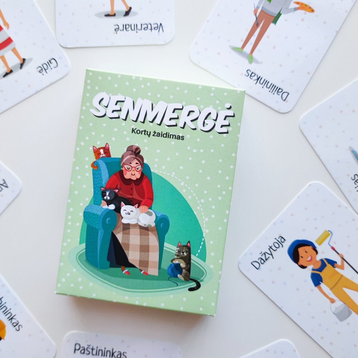 Kortų žaidimas "Senmergė" 1 Kortų žaidimas "Senmergė" 1