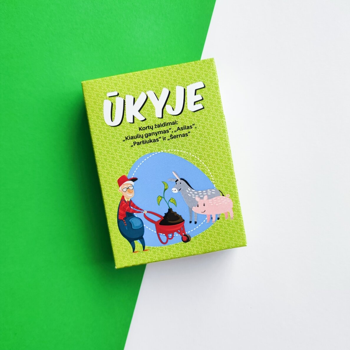 Kortų žaidimas "Ūkyje" 3 Kortų žaidimas "Ūkyje" 3