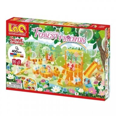 Konstruktorių rinkinys LaQ „Sweet Collection Forest Friends“ Konstruktorių rinkinys LaQ „Sweet Collection Forest Friends“