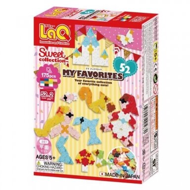 Konstruktorių rinkinys LaQ „Sweet Collection My Favorites“ Konstruktorių rinkinys LaQ „Sweet Collection My Favorites“