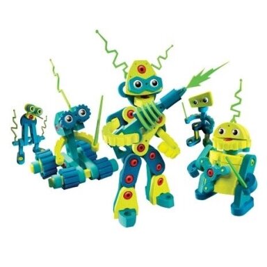 Konstruktorius iš minkštų dalių Robotai Konstruktorius iš minkštų dalių Robotai