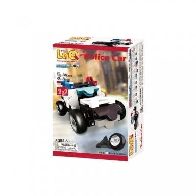 Konstruktorius LaQ „Hamacron Constructor Mini Police Car”