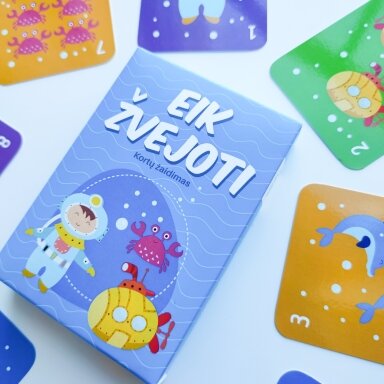 Kortų žaidimas "Eik žvejoti" Kortų žaidimas "Eik žvejoti"