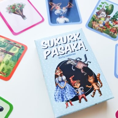 Kortų žaidimas "Sukurk pasaką" Kortų žaidimas "Sukurk pasaką"