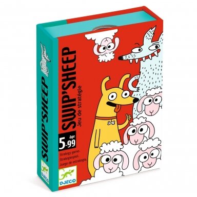 Kortų žaidimas Swip'Sheep Kortų žaidimas Swip'Sheep