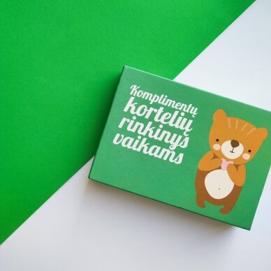 Komplimentų kortelių rinkinys vaikams 5 Komplimentų kortelių rinkinys vaikams 5