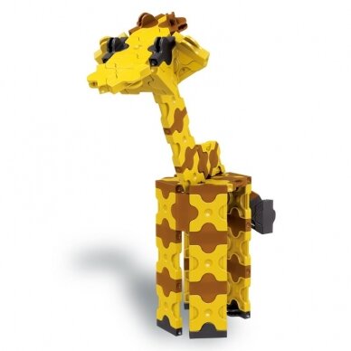 Konstruktorių rinkinys LaQ „Animal World Mini Giraffe“ 1
