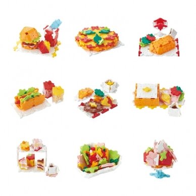 Konstruktorių rinkinys LaQ „Sweet Collection My Little Restaurant“ Konstruktorių rinkinys LaQ „Sweet Collection My Little Restaurant“