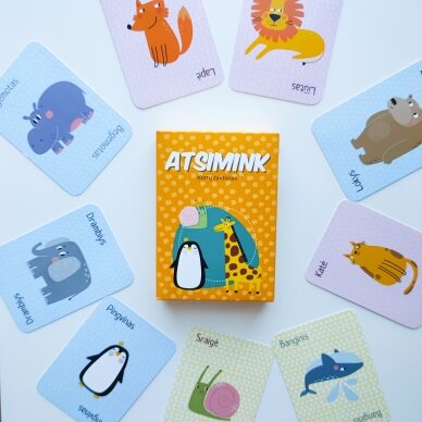 Kortų žaidimas "Atsimink" Kortų žaidimas "Atsimink"
