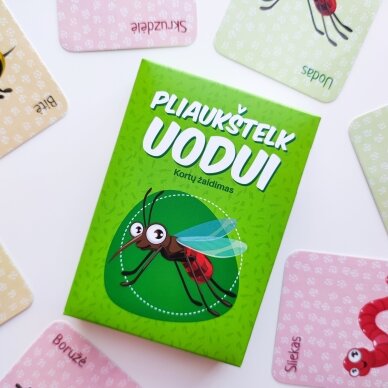 Kortų žaidimas "Pliaukštelk uodui" 1 Kortų žaidimas "Pliaukštelk uodui" 1