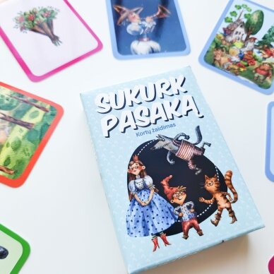 Kortų žaidimas "Sukurk pasaką"