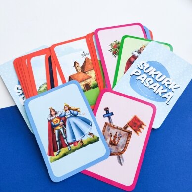 Kortų žaidimas "Sukurk pasaką" 2 Kortų žaidimas "Sukurk pasaką" 2