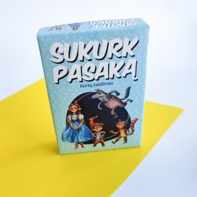 Kortų žaidimas "Sukurk pasaką" 4 Kortų žaidimas "Sukurk pasaką" 4
