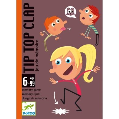 Kortų žaidimas "Tip Top Clap" 4 Kortų žaidimas "Tip Top Clap" 4