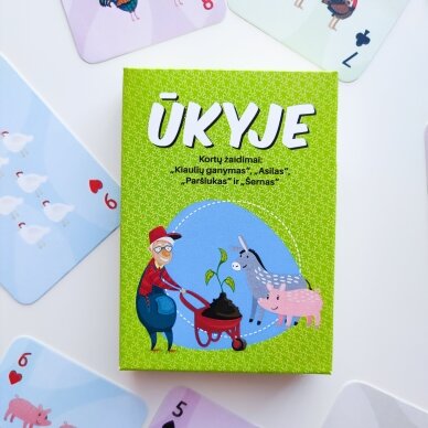 Kortų žaidimas "Ūkyje" 2 Kortų žaidimas "Ūkyje" 2