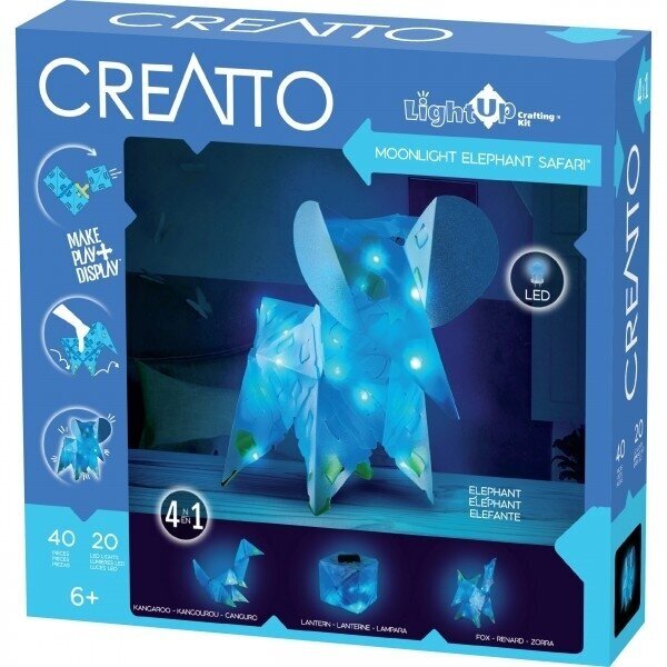 Kūrybinis konstruktorius "Creatto Moonlight Elephant" Kūrybinis konstruktorius "Creatto Moonlight Elephant"