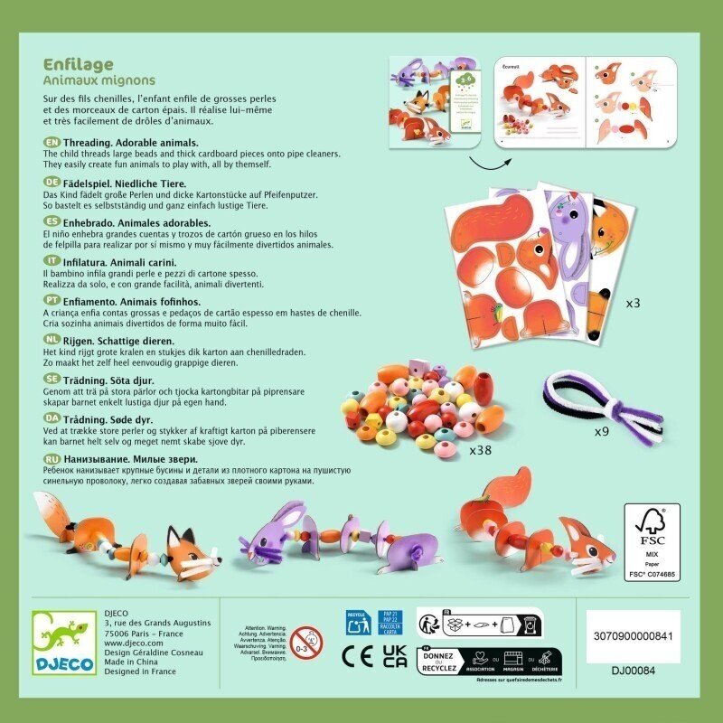 Kūrybinis rinkinys „Sukurk 3 gyvūnus“ 7 Kūrybinis rinkinys „Sukurk 3 gyvūnus“ 7
