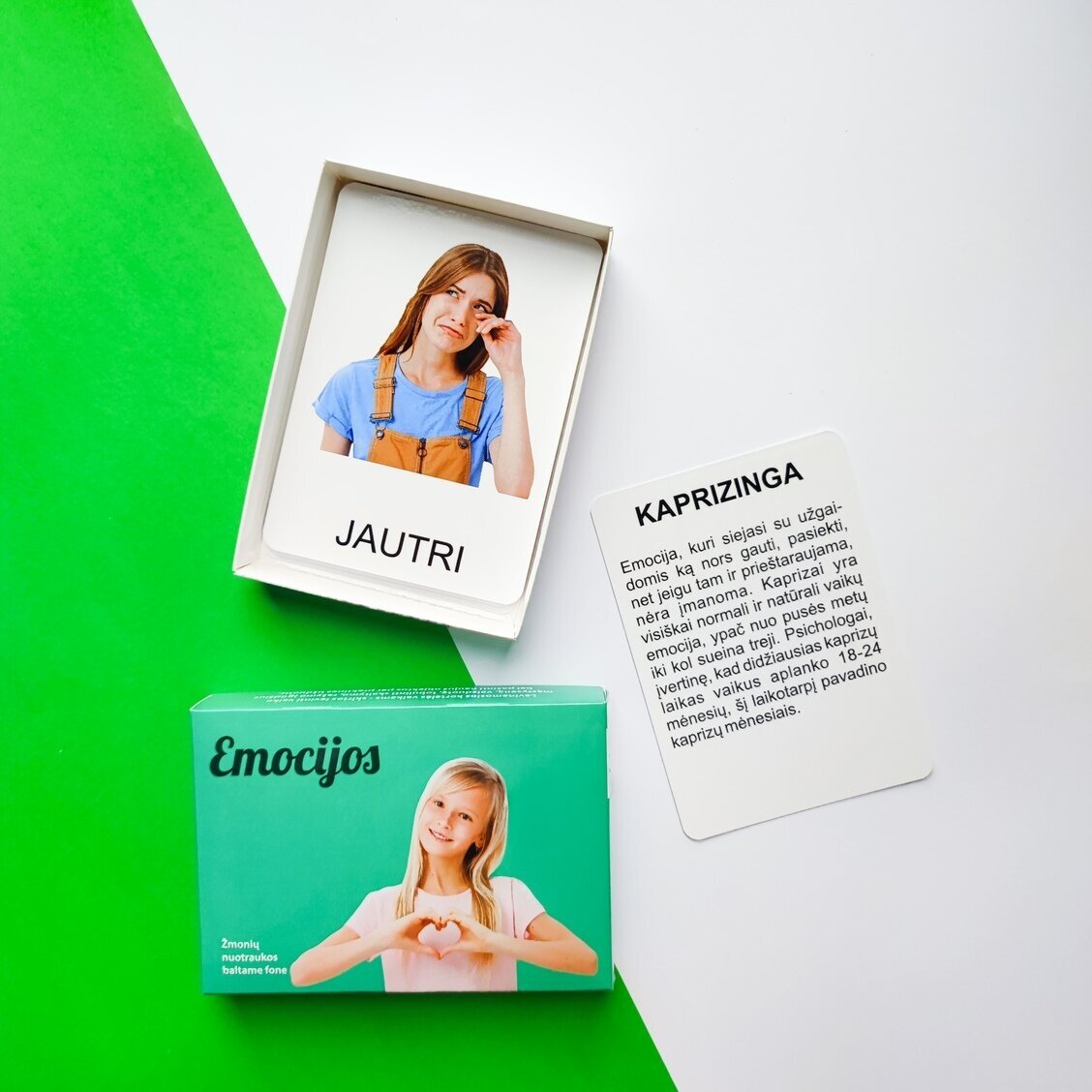Lavinamųjų kortelių rinkinys „Emocijos“ (realios nuotraukos) 4 Lavinamųjų kortelių rinkinys „Emocijos“ (realios nuotraukos) 4