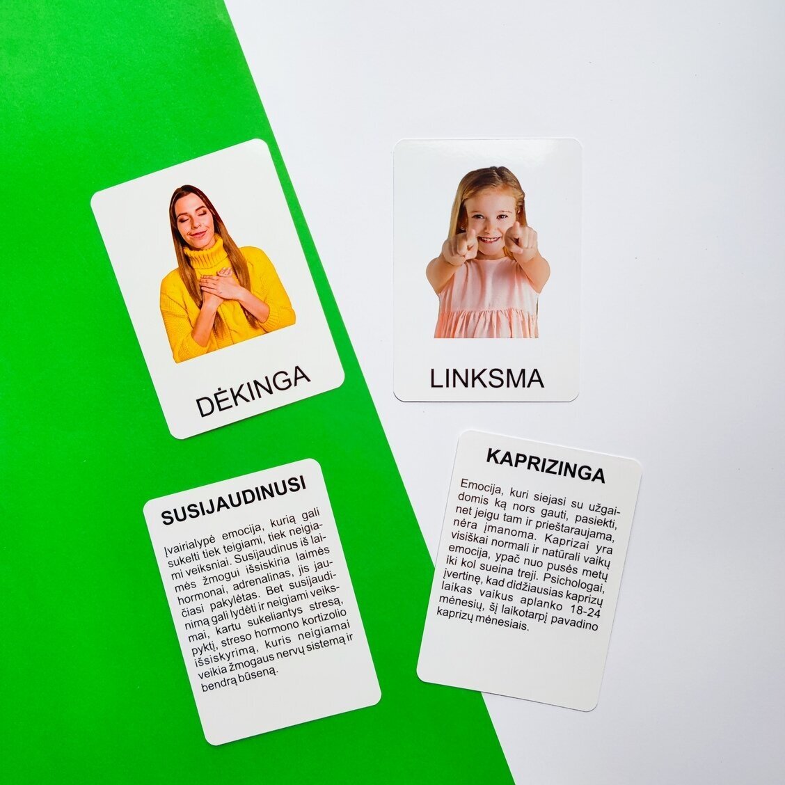 Lavinamųjų kortelių rinkinys „Emocijos“ (realios nuotraukos) 5 Lavinamųjų kortelių rinkinys „Emocijos“ (realios nuotraukos) 5