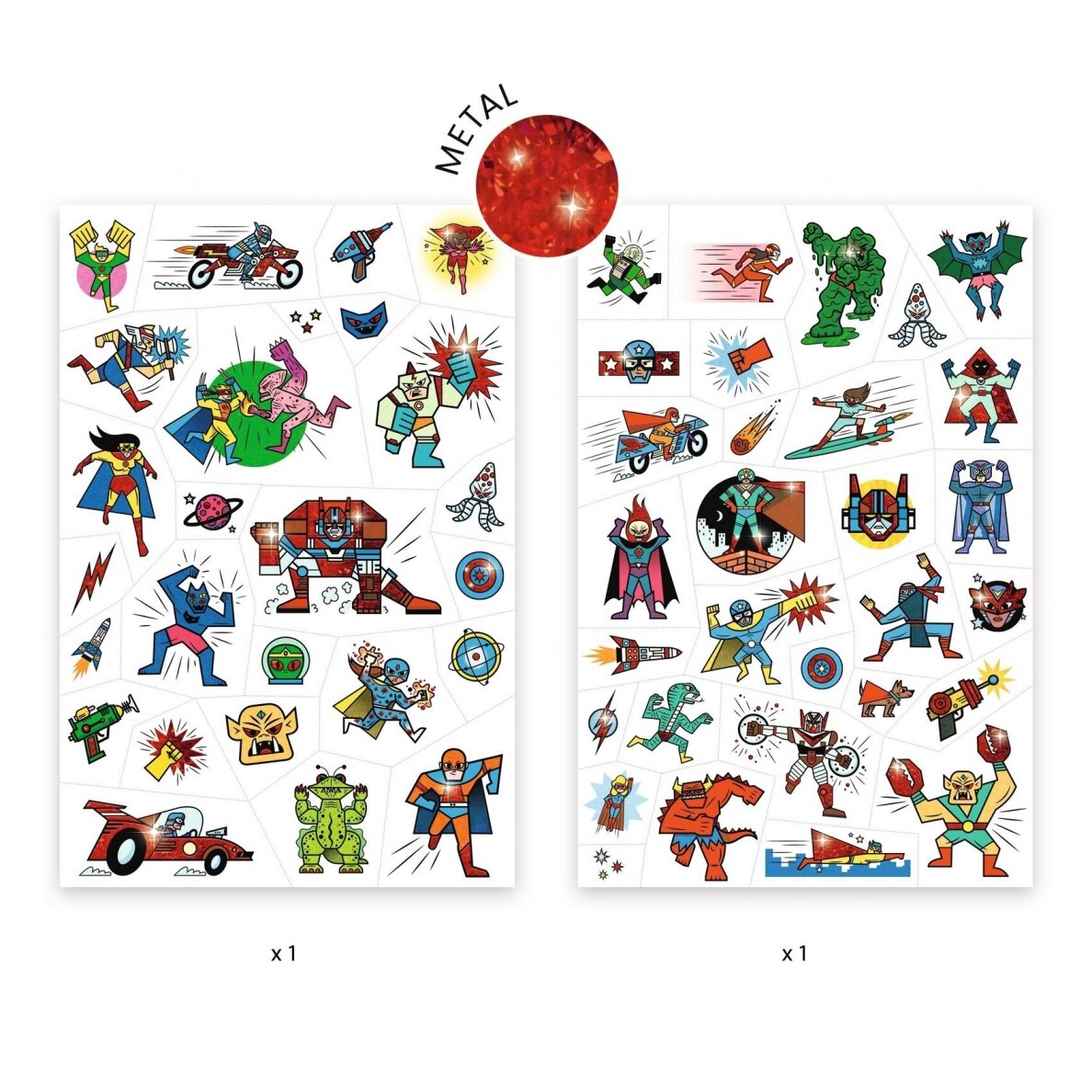 Laikinosios tatuiruotės vaikams Superherojai 3