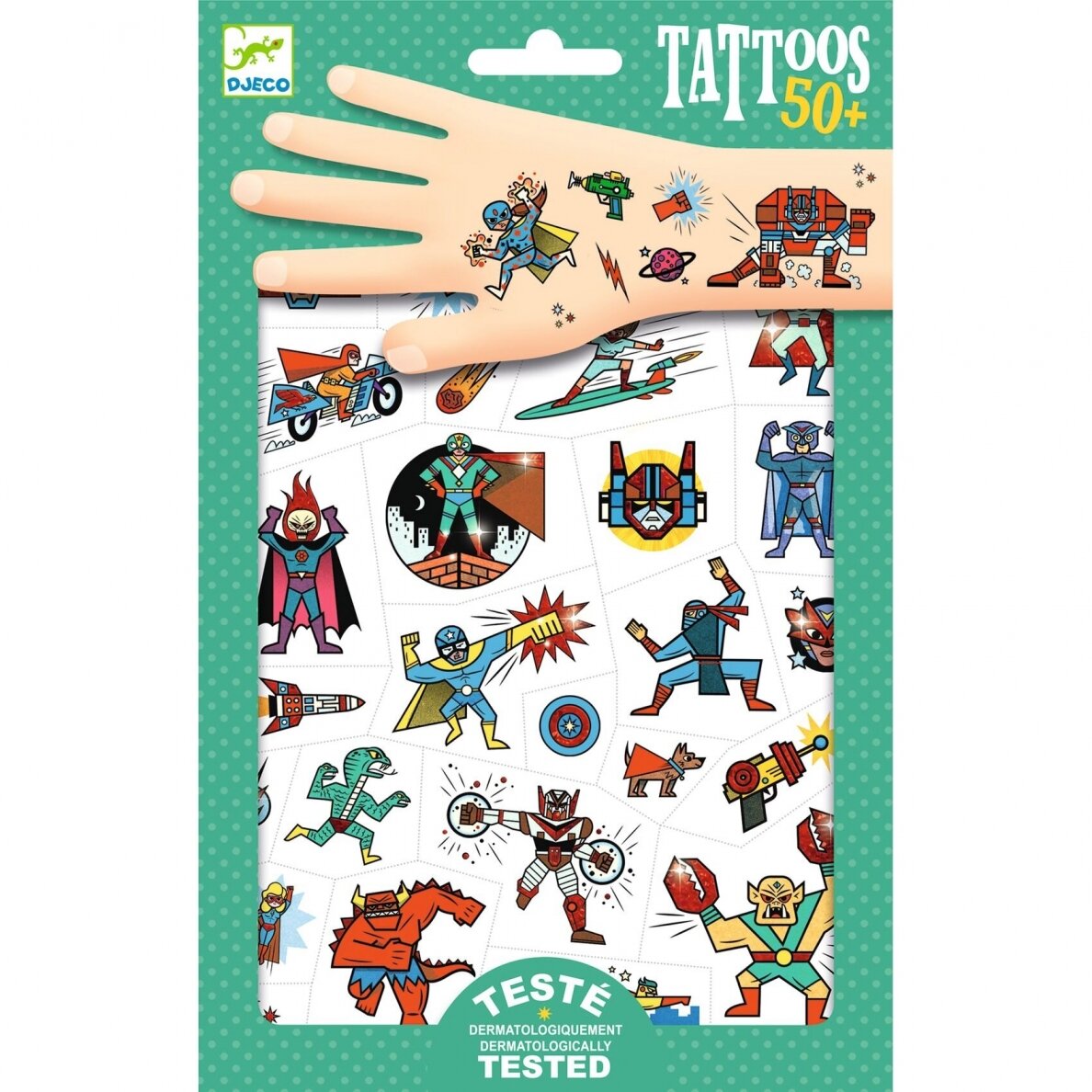 Laikinosios tatuiruotės vaikams Superherojai Laikinosios tatuiruotės vaikams Superherojai