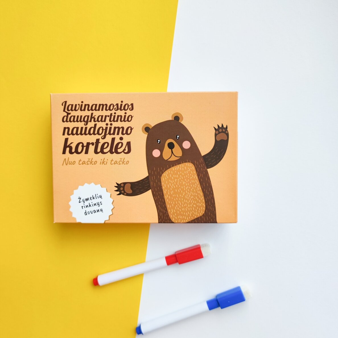 Lavinamosios daugkartinio naudojimo kortelės "Nuo taško iki taško" + žymeklių rinkinys 3 Lavinamosios daugkartinio naudojimo kortelės "Nuo taško iki taško" + žymeklių rinkinys 3