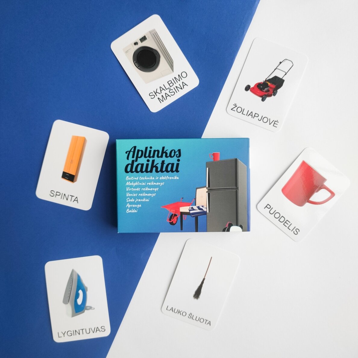 Lavinamųjų kortelių rinkinys "Aplinkos daiktai" 5 Lavinamųjų kortelių rinkinys "Aplinkos daiktai" 5