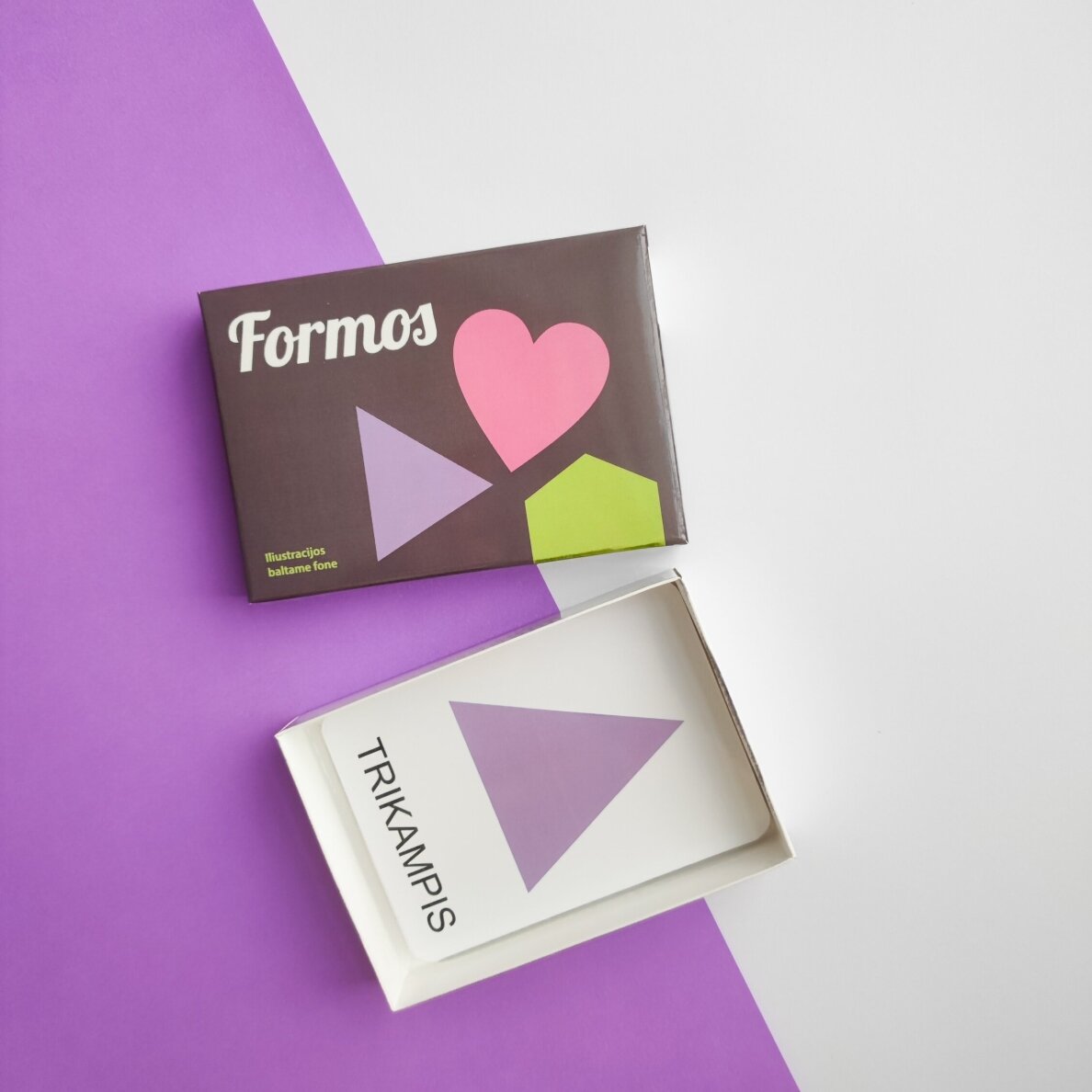 Lavinamųjų kortelių rinkinys „Formos“ 2 Lavinamųjų kortelių rinkinys „Formos“ 2