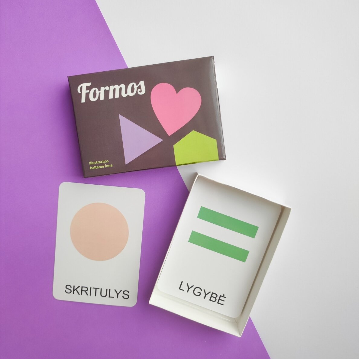 Lavinamųjų kortelių rinkinys „Formos“ 3 Lavinamųjų kortelių rinkinys „Formos“ 3