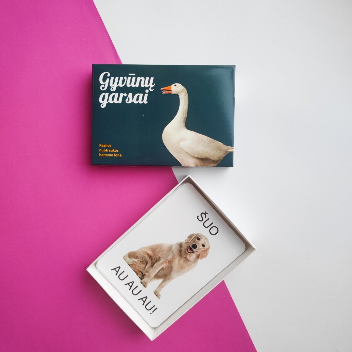 Lavinamųjų kortelių rinkinys „Gyvūnų garsai“ 4 Lavinamųjų kortelių rinkinys „Gyvūnų garsai“ 4