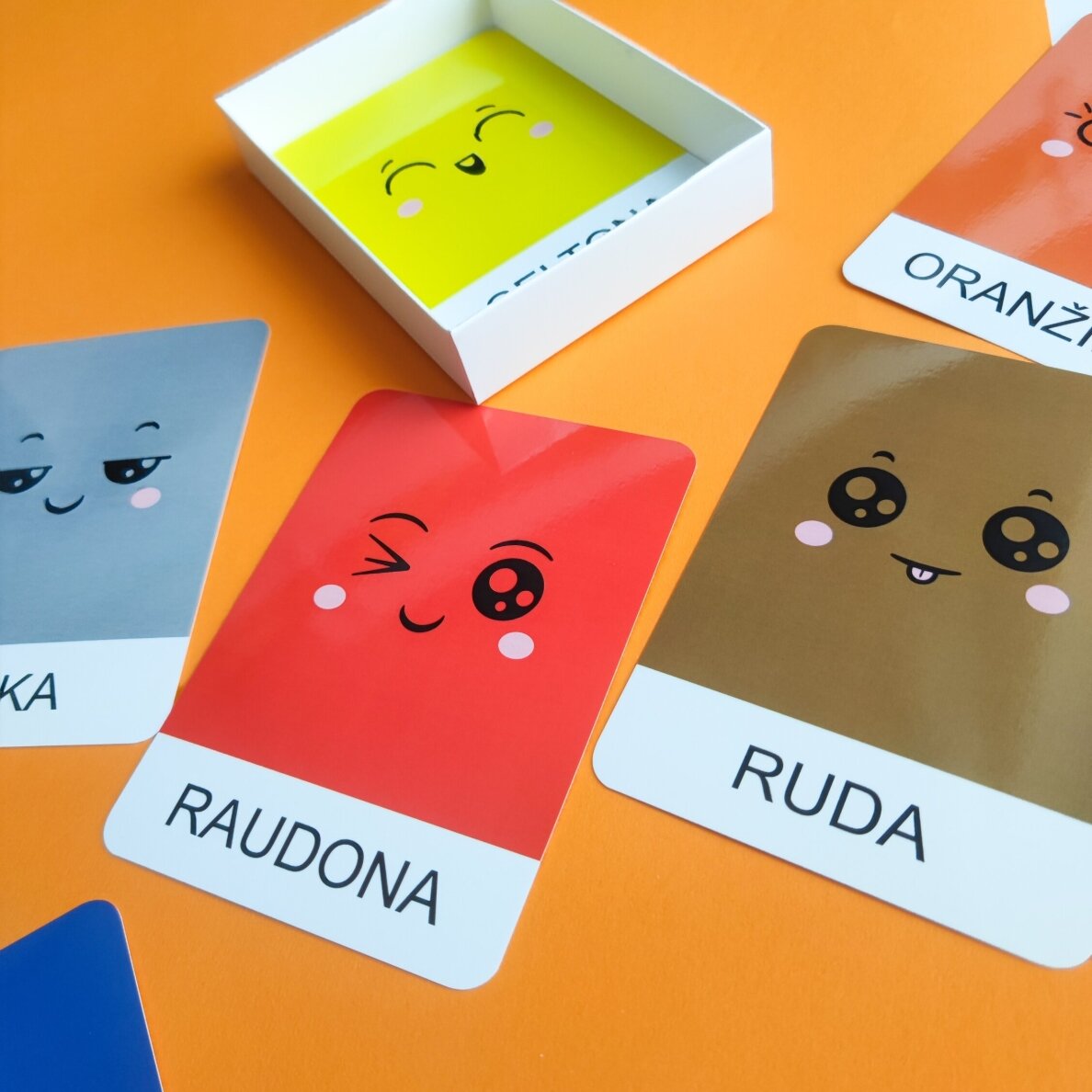 Lavinamųjų kortelių rinkinys „Spalvos“ 9 Lavinamųjų kortelių rinkinys „Spalvos“ 9