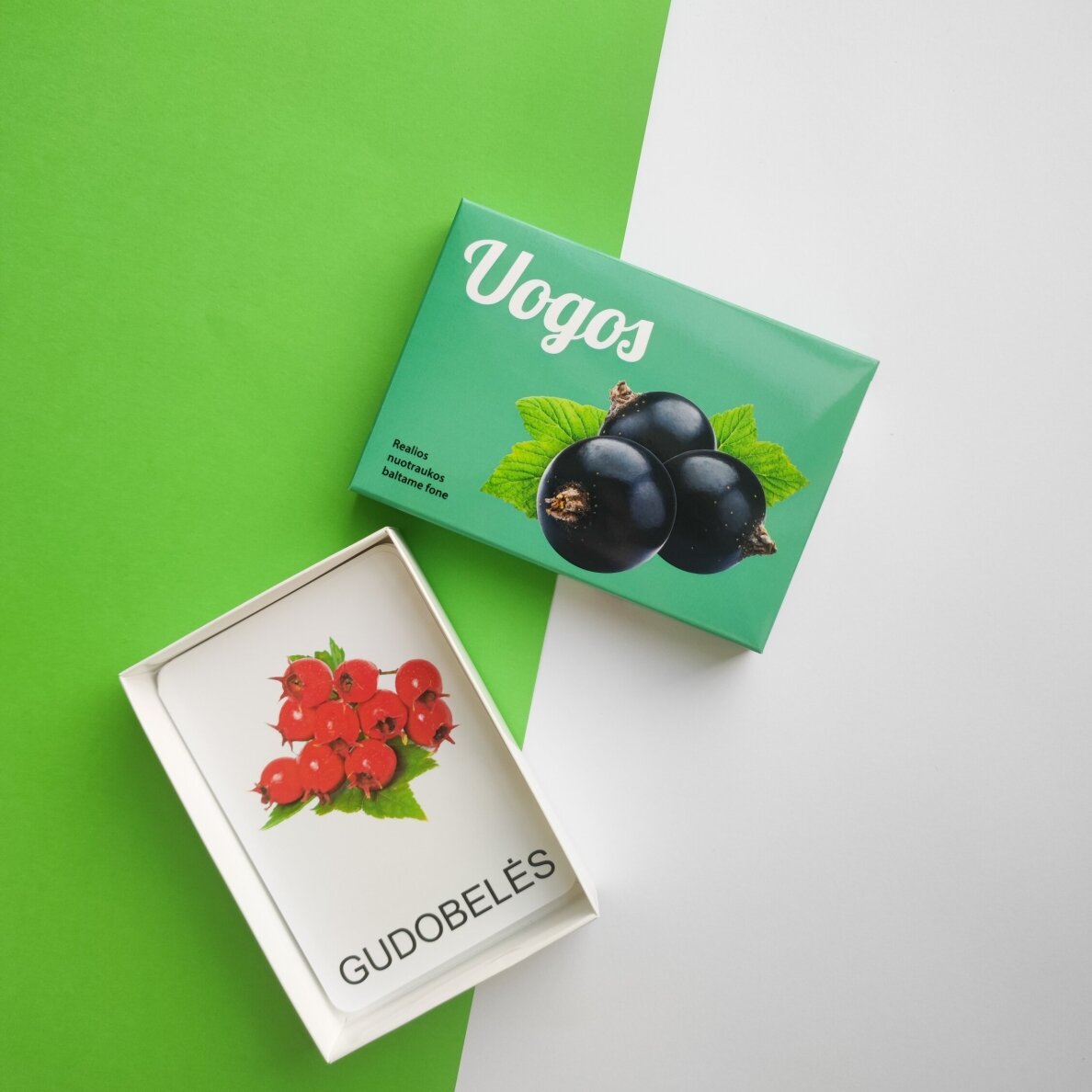 Lavinamųjų kortelių rinkinys „Uogos“ 5 Lavinamųjų kortelių rinkinys „Uogos“ 5