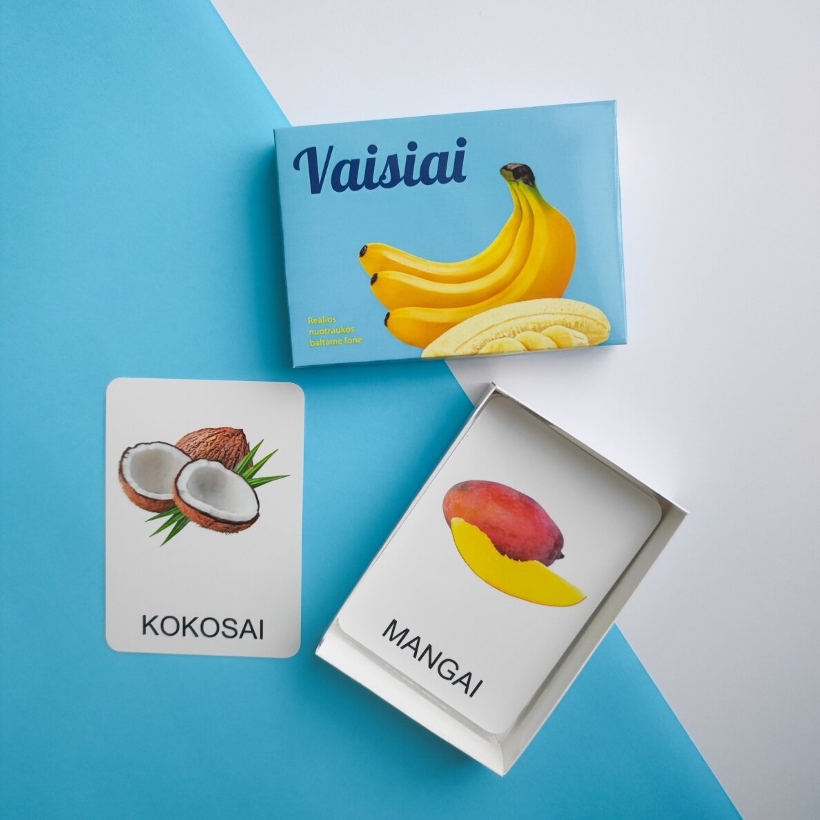 Lavinamųjų kortelių rinkinys „Vaisiai“ 3 Lavinamųjų kortelių rinkinys „Vaisiai“ 3