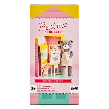 Minkštas žaislas su nameliu "Dailininkė Beatričė" Minkštas žaislas su nameliu "Dailininkė Beatričė"