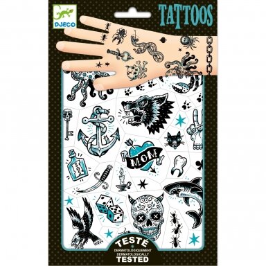 Laikinosios tatuiruotės vaikams "Tamsioji pusė" Laikinosios tatuiruotės vaikams "Tamsioji pusė"