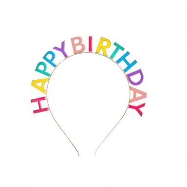 Lankelis su užrašu Happy Birthday Lankelis su užrašu Happy Birthday