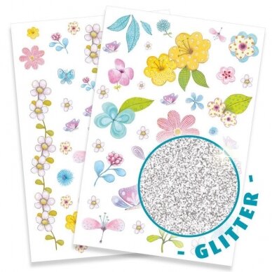 Laikinosios tatuiruotės vaikams "Gėlės"