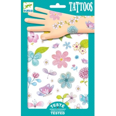 Laikinosios tatuiruotės vaikams "Gėlės"