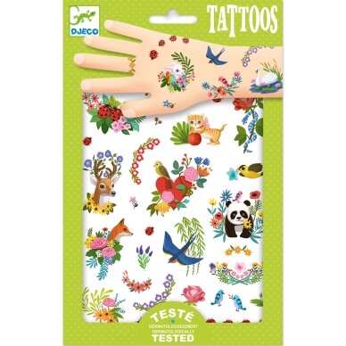 Laikinosios tatuiruotės vaikams "Linksmas pavasaris" Laikinosios tatuiruotės vaikams "Linksmas pavasaris"