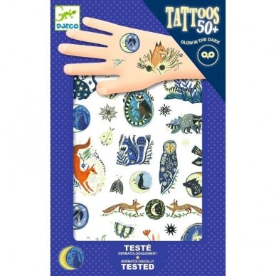 Laikinosios tatuiruotės vaikams Nakties atspindžiai Laikinosios tatuiruotės vaikams Nakties atspindžiai