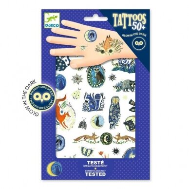 Laikinosios tatuiruotės vaikams Nakties atspindžiai 2