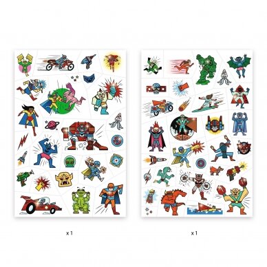 Laikinosios tatuiruotės vaikams Superherojai 1 Laikinosios tatuiruotės vaikams Superherojai 1