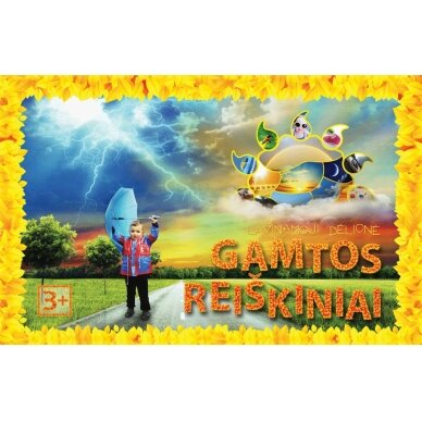 Lavinamoji dėlionė Gamtos reiškiniai, 3+ Lavinamoji dėlionė Gamtos reiškiniai, 3+